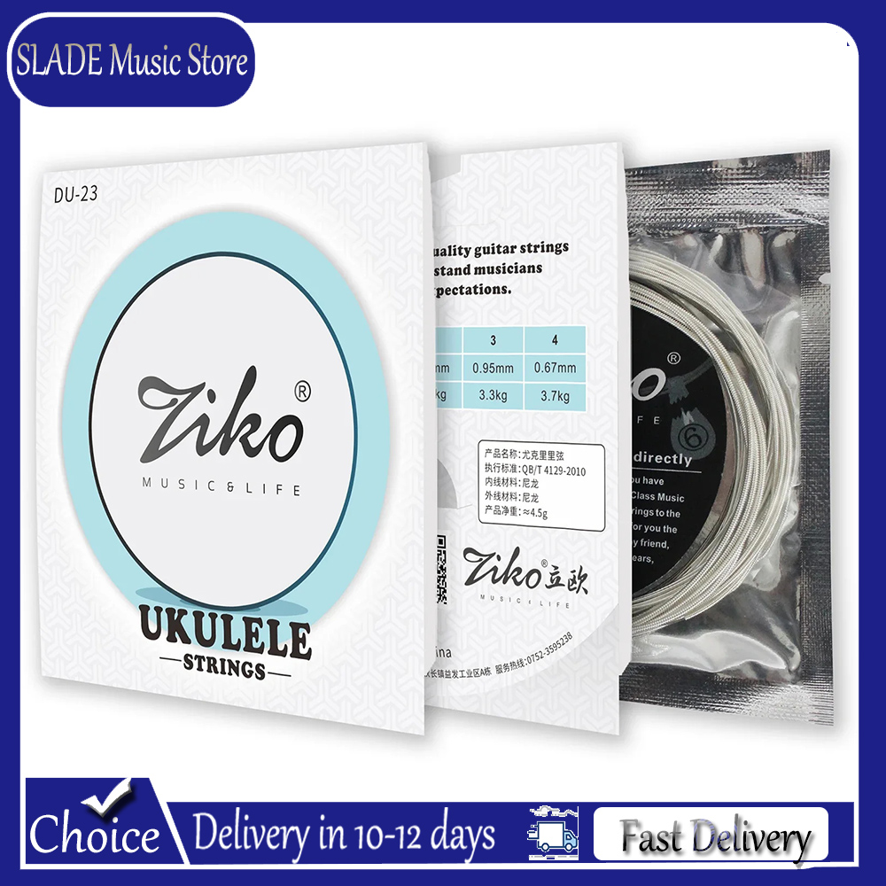Musical Instrument Strings - Corde per Ukulele ZIKO Soprano, Concerto,