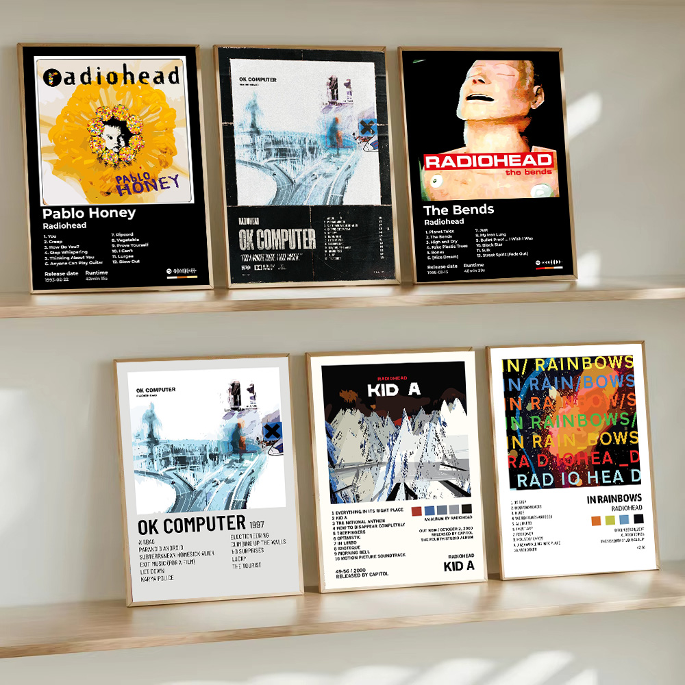 Musical Instrument Painting - Poster della Band Singer R-Radiohead, Copertina