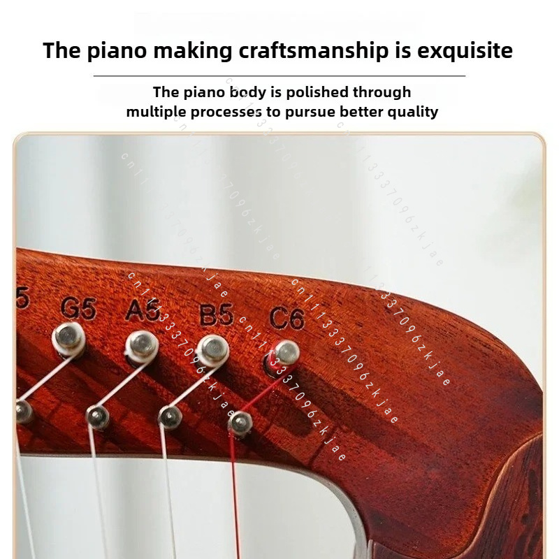 Musical Instrument Strings - Arpa Artigianale a 15 Toni per