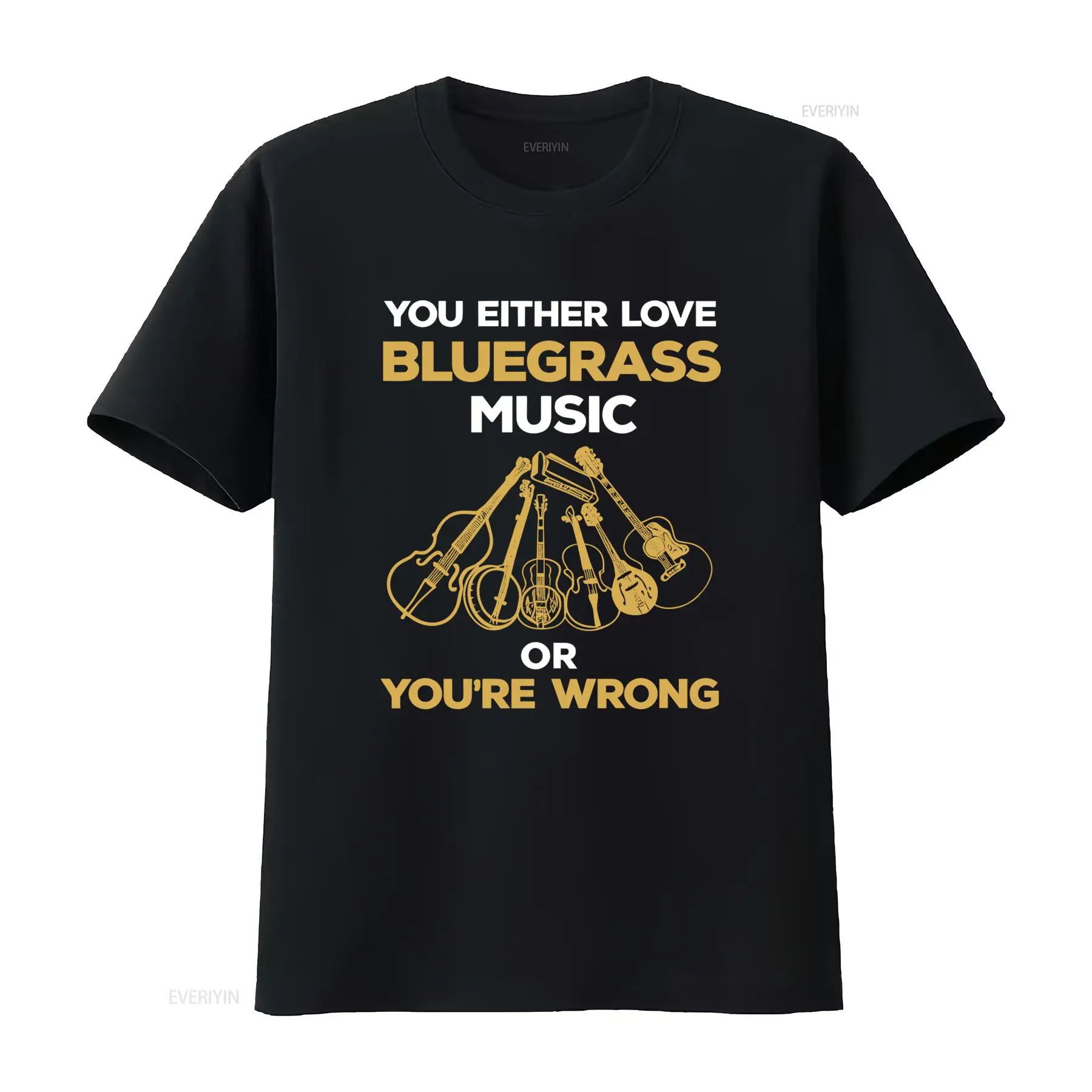 Musical Instrument Quotes - Divertente maglietta casual con stampa di
