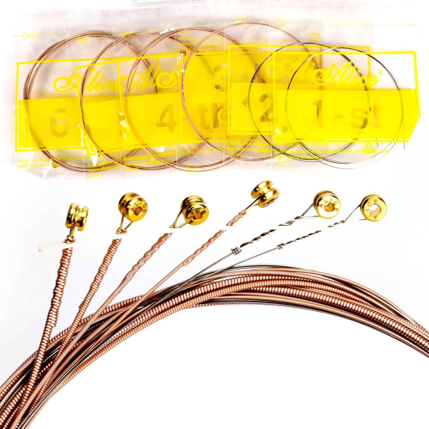 Musical Instrument Strings - Set di 2/6 Corde per Chitarra
