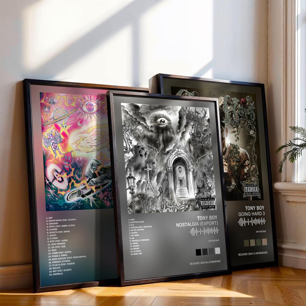 Musical Instrument Painting - Tony Boy Poster Copertina dell'album musicale