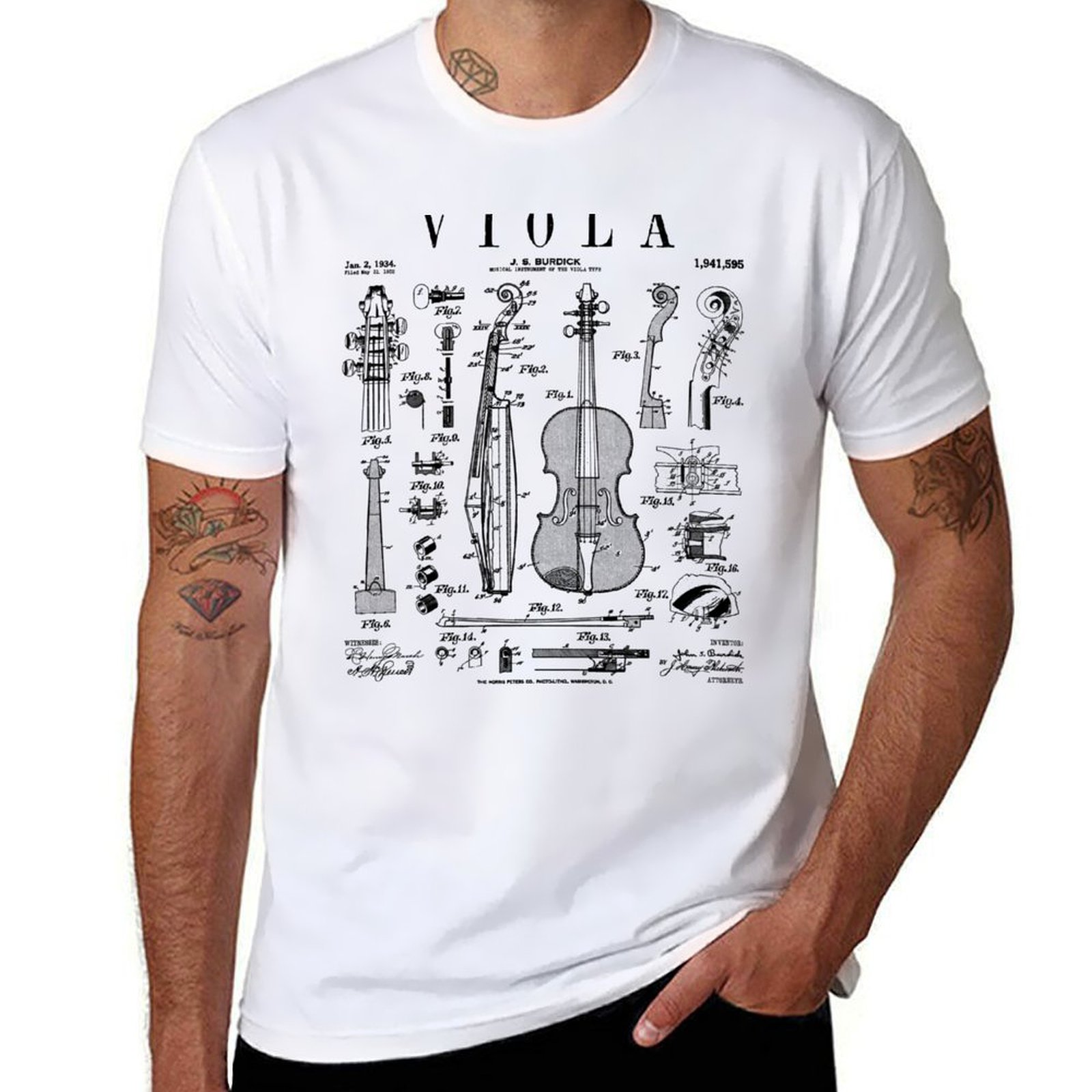 Musical Instrument Viola - Viola Player Musicista Strumento musicale T-shirt