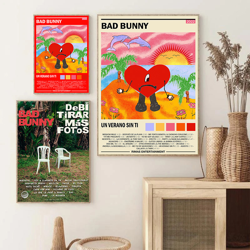 Musical Instrument Painting - Poster con Copertina dell'Album di Bad