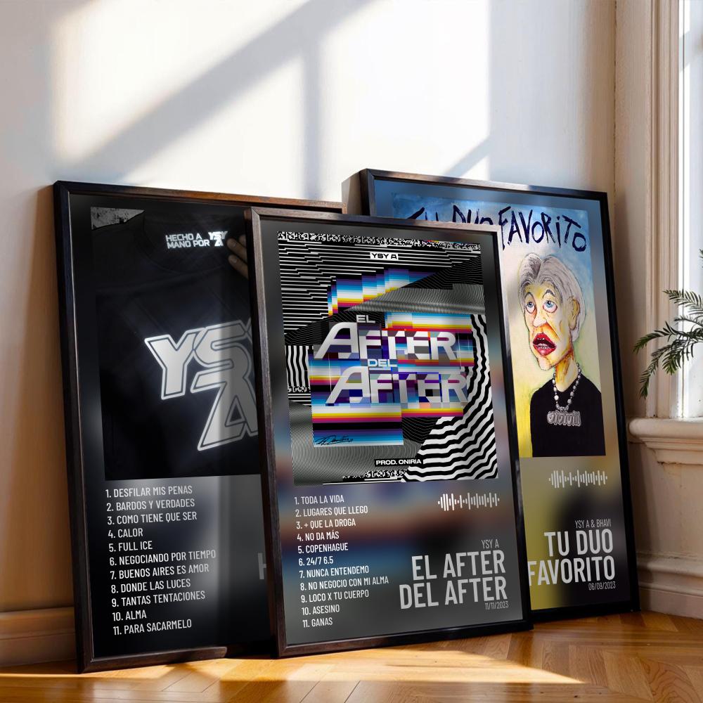 Musical Instrument Painting - YSY A Poster con copertina di