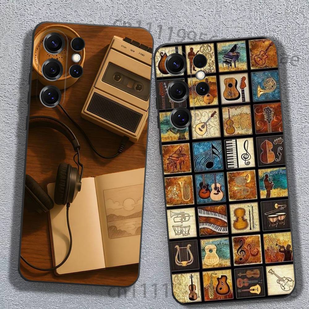 Musical Instrument Quotes - Custodia per telefono con strumenti musicali