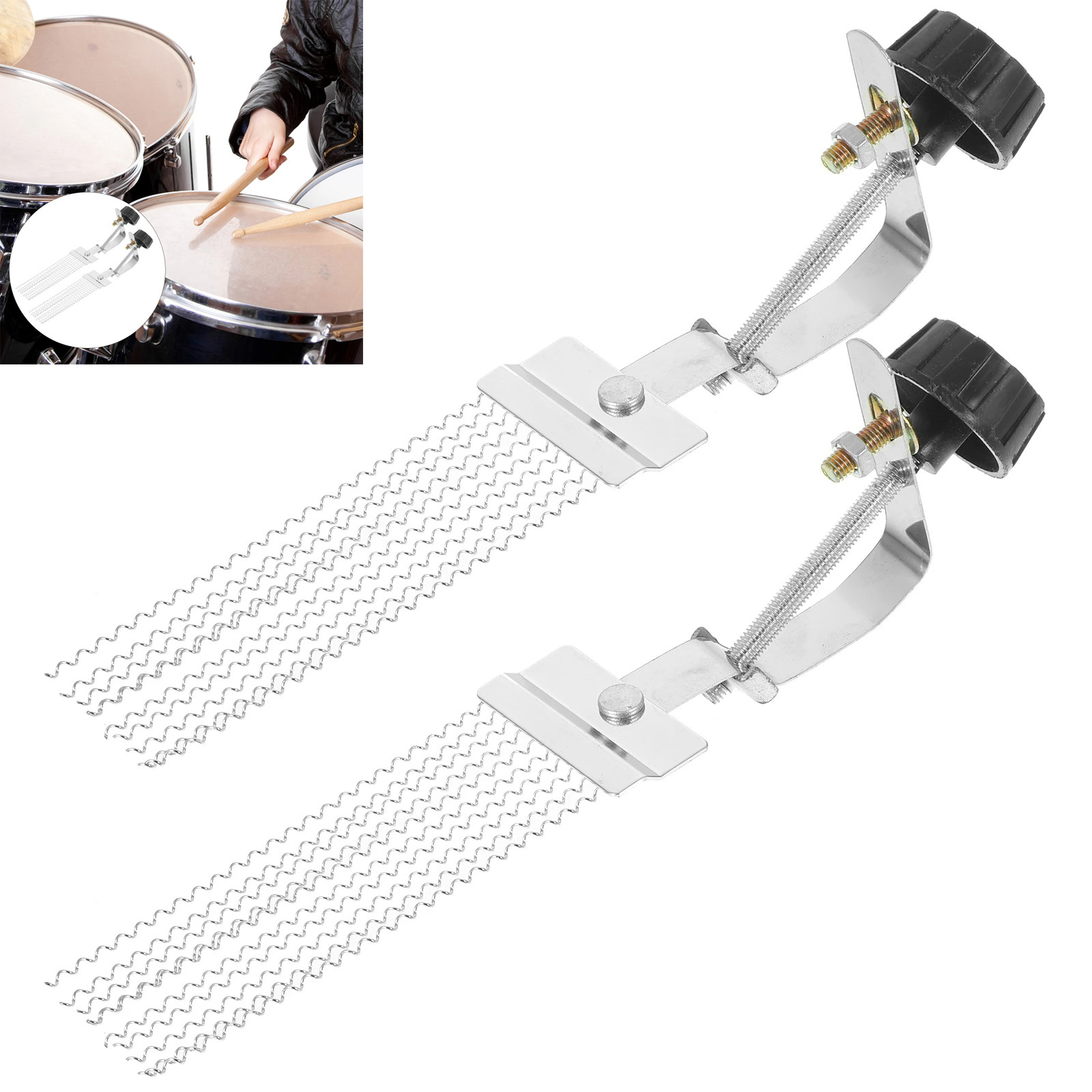 Musical Instrument Maraca - 1/2 pz. Mezza molla in acciaio