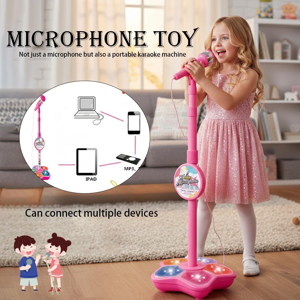 Song With Musical Instrument - Microfono per bambini con supporto Karaoke
