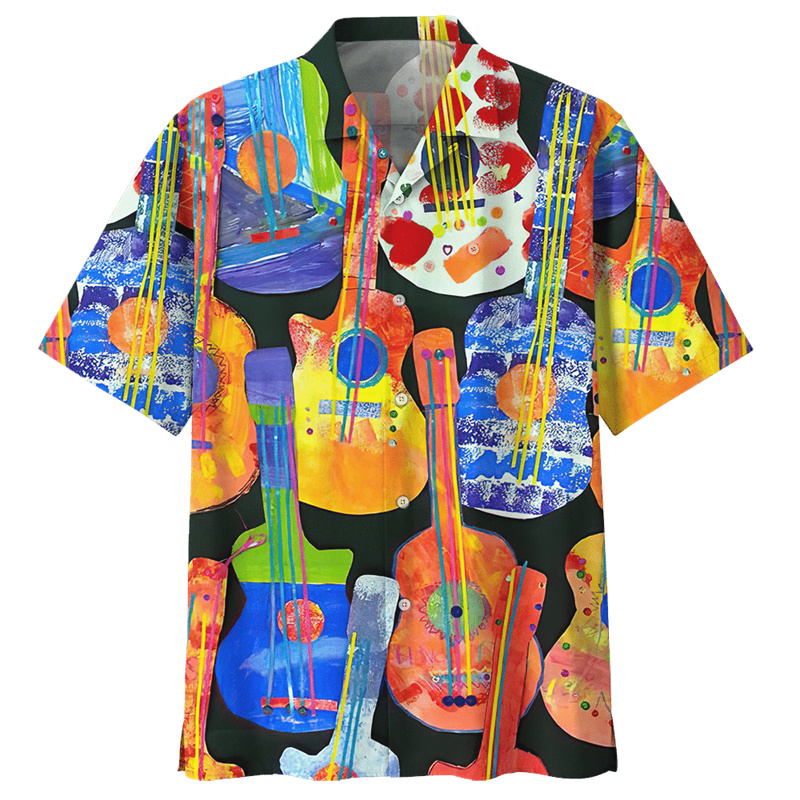 Camicie hawaiane con motivo a  - Musical Instrument Hawaiian recensione e prezzo