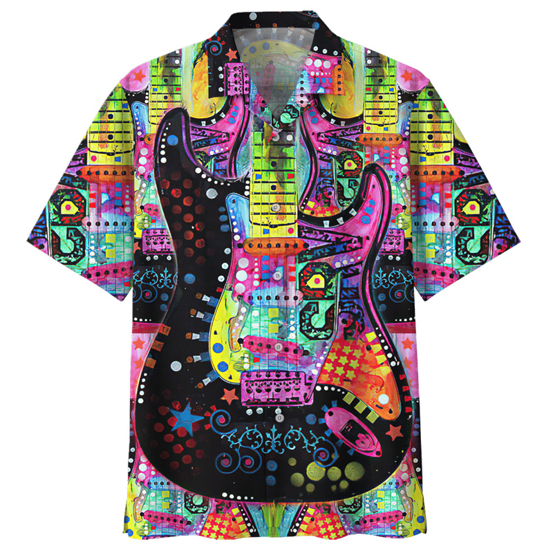 Camicie hawaiane con motivo a  - Musical Instrument Hawaiian recensione e prezzo