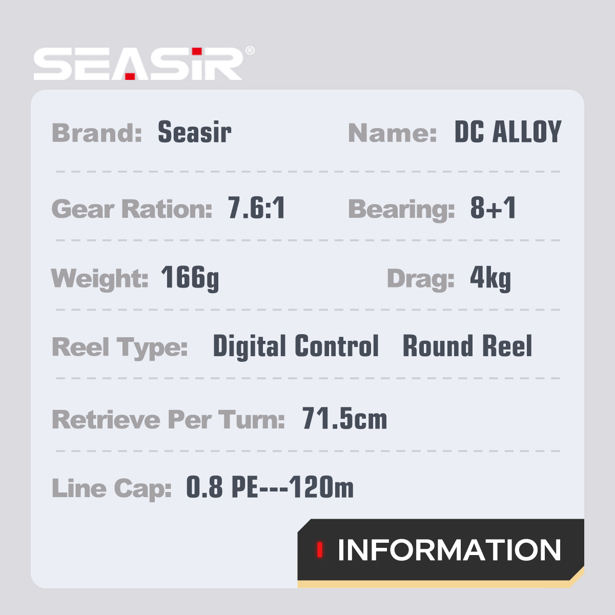 Mulinello da pesca SEASIR DC A - Ocean Drum Wave recensione e prezzo