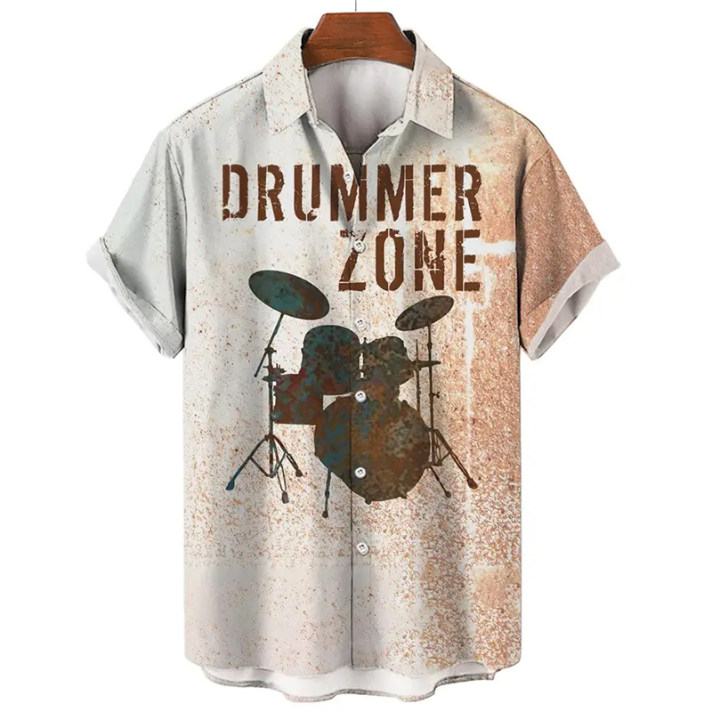 Camicia hawaiana con motivo a  - Musical Instrument Hawaiian recensione e prezzo