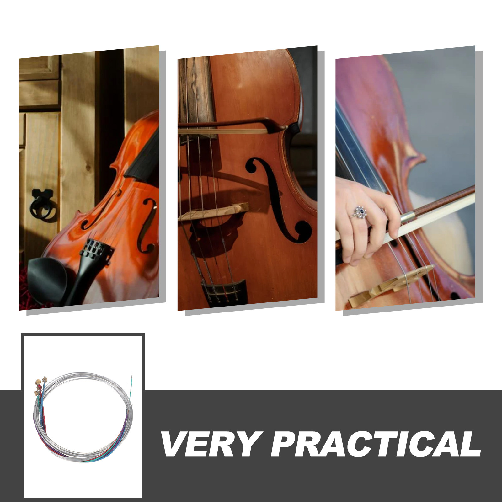 2 Set di Corde per Viola in Me - Musical Instrument Viola recensione e prezzo