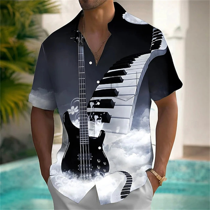 Nuova camicia hawaiana tropica - Musical Instrument Hawaiian recensione e prezzo