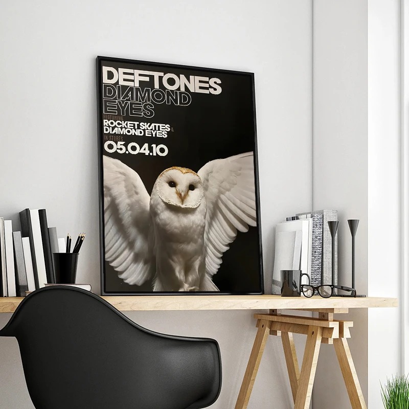 Poster Retrò della Band Defton - Musical Instrument Painting recensione e prezzo