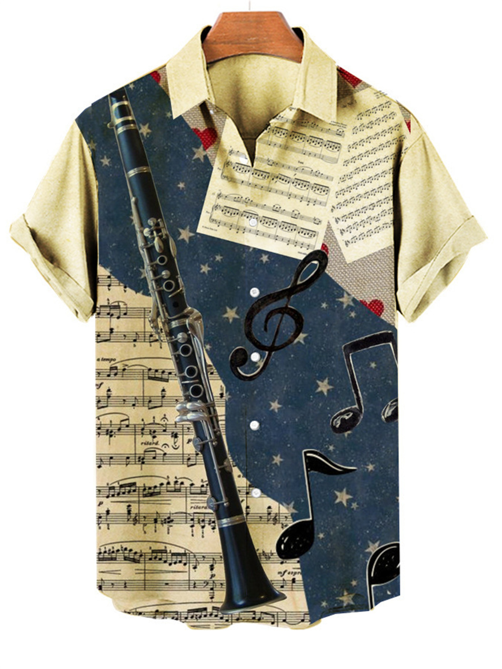 Camicia da spiaggia per le vac - Musical Instrument Hawaii recensione e prezzo