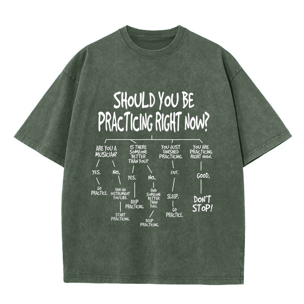 T-shirt rosa da uomo con stamp - Musical Instrument Quotes recensione e prezzo