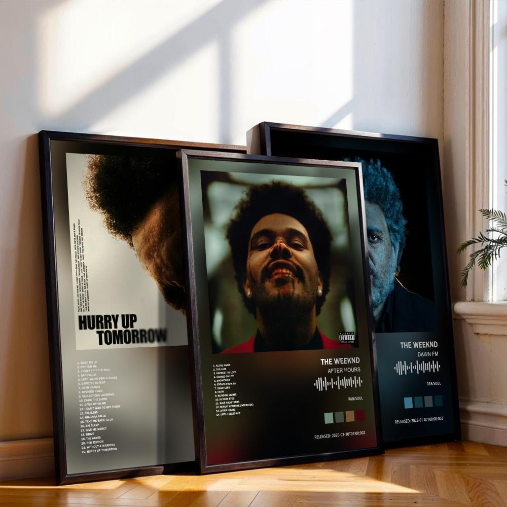 The Weeknd Poster Copertina de - Musical Instrument Painting recensione e prezzo